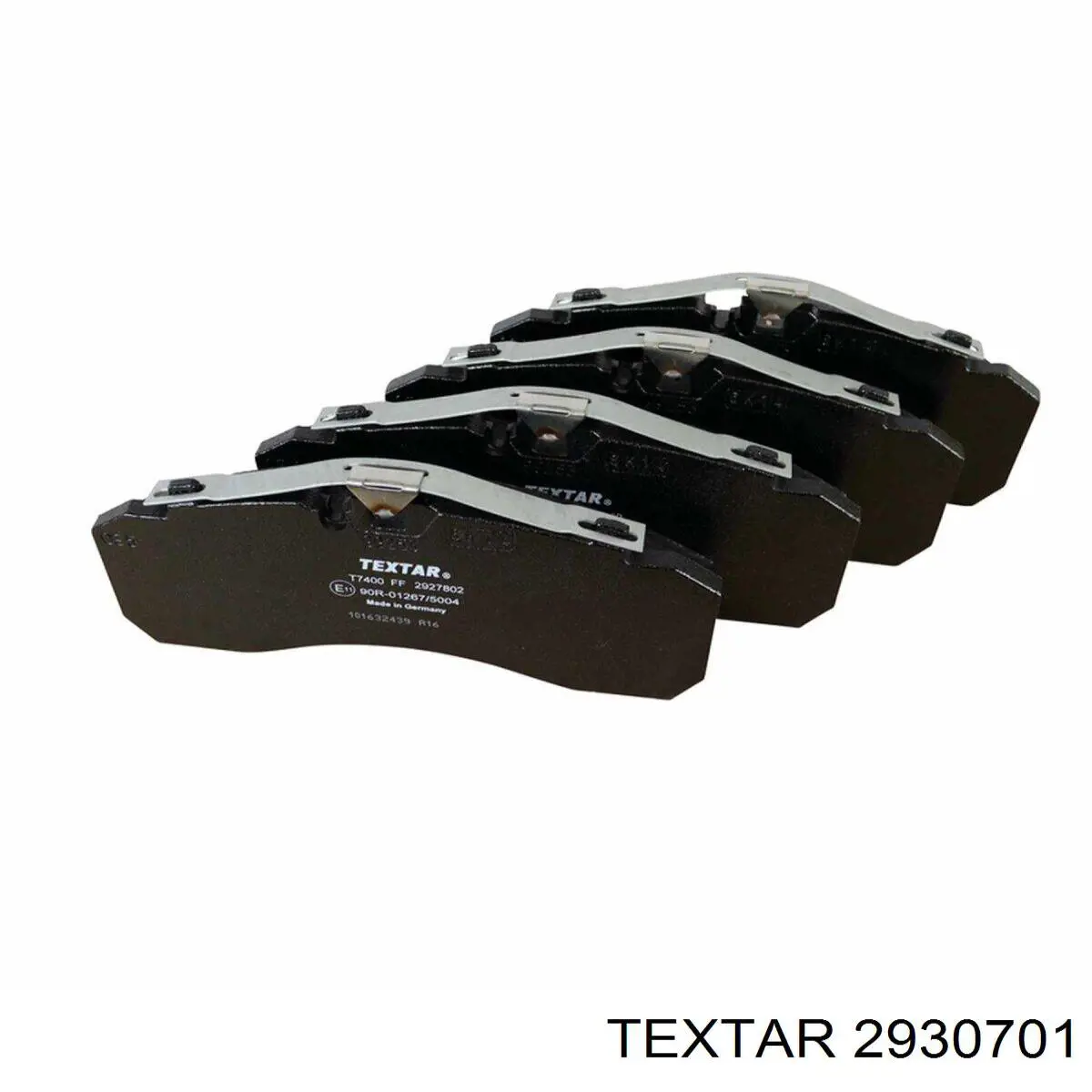 Задние тормозные колодки 2930701 Textar