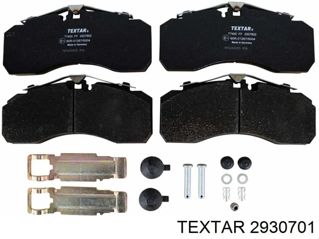 Задние дисковые колодки Textar 2930701