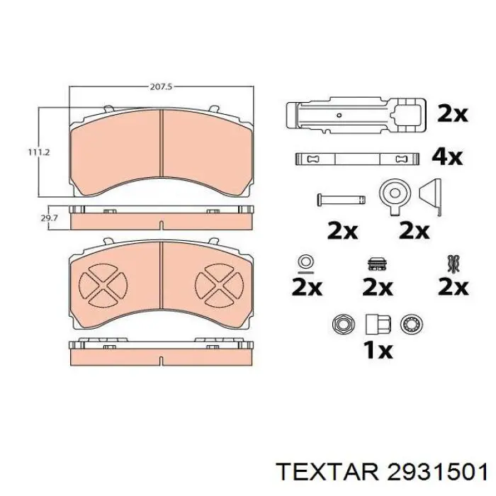Купить 2931509560 Jurid/Bendix Колодки тормозные