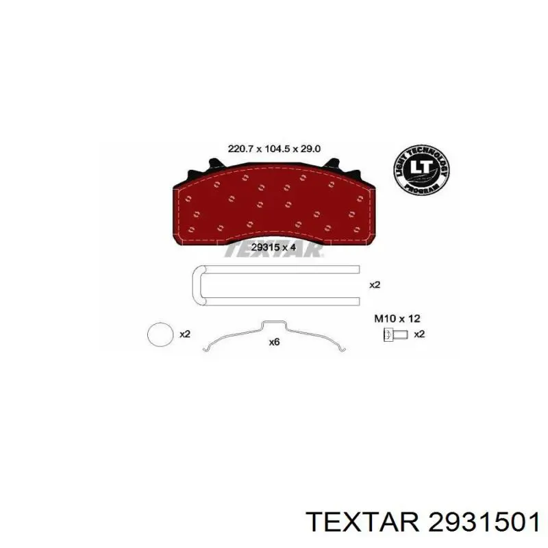  2931501 Textar