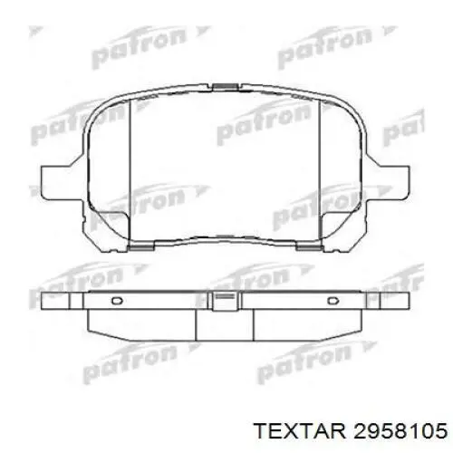 Колодки Textar 2958105 цена, от 17.71 USD
