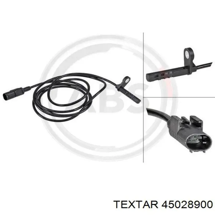 Купить 45028900 Textar Датчик АБС задний левый