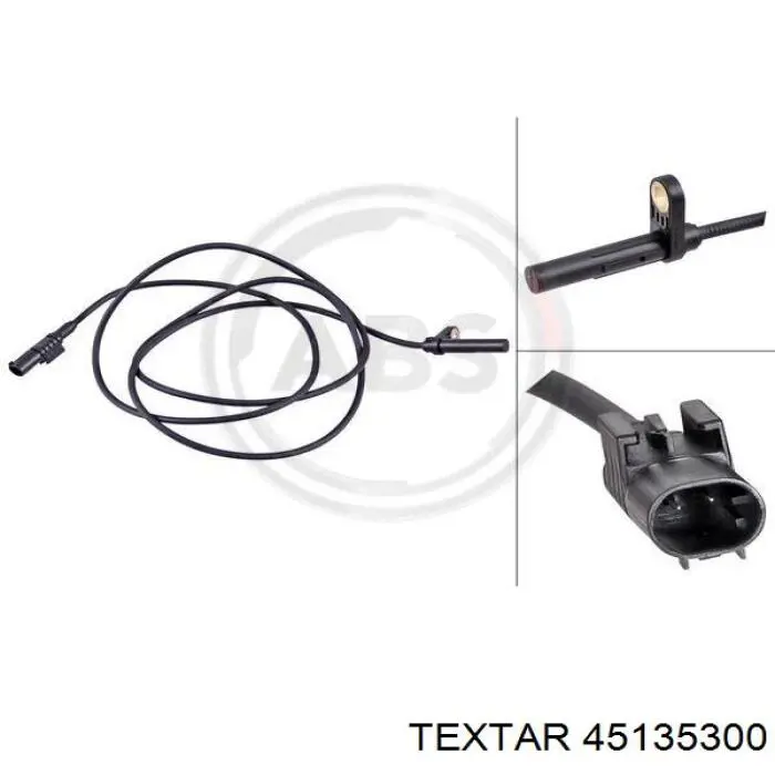 Датчик АБС (ABS) задний правый Textar 45135300 цена, от 61.70 USD
