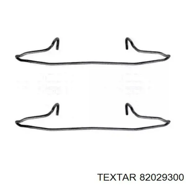 Пружинная защелка суппорта Textar 82029300