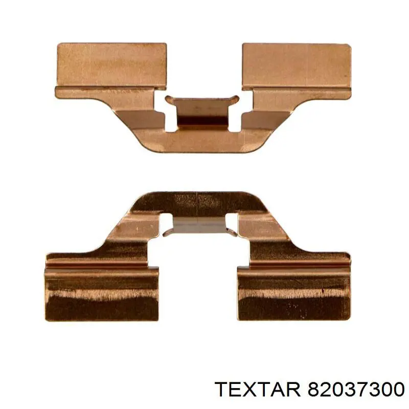 Комплект пружинок крепления дисковых колодок задних Textar 82037300 цена, от 6.77 USD