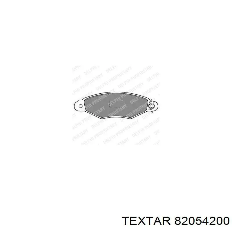 Купить 82054200 Textar Комплект пружинок крепления дисковых колодок передних