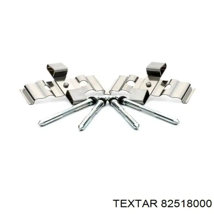 Купить 411203690R Renault (RVI) Комплект пружинок крепления дисковых колодок передних
