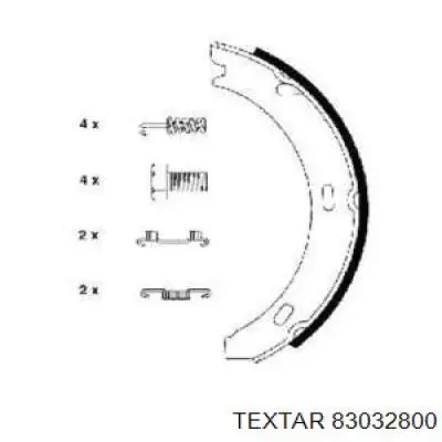 Колодки ручника 83032800 Textar