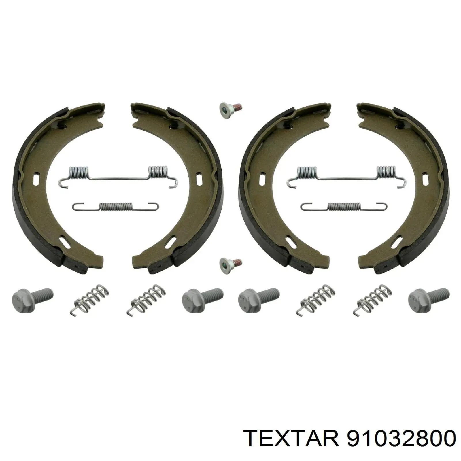 Колодки стояночного тормоза Textar 91032800