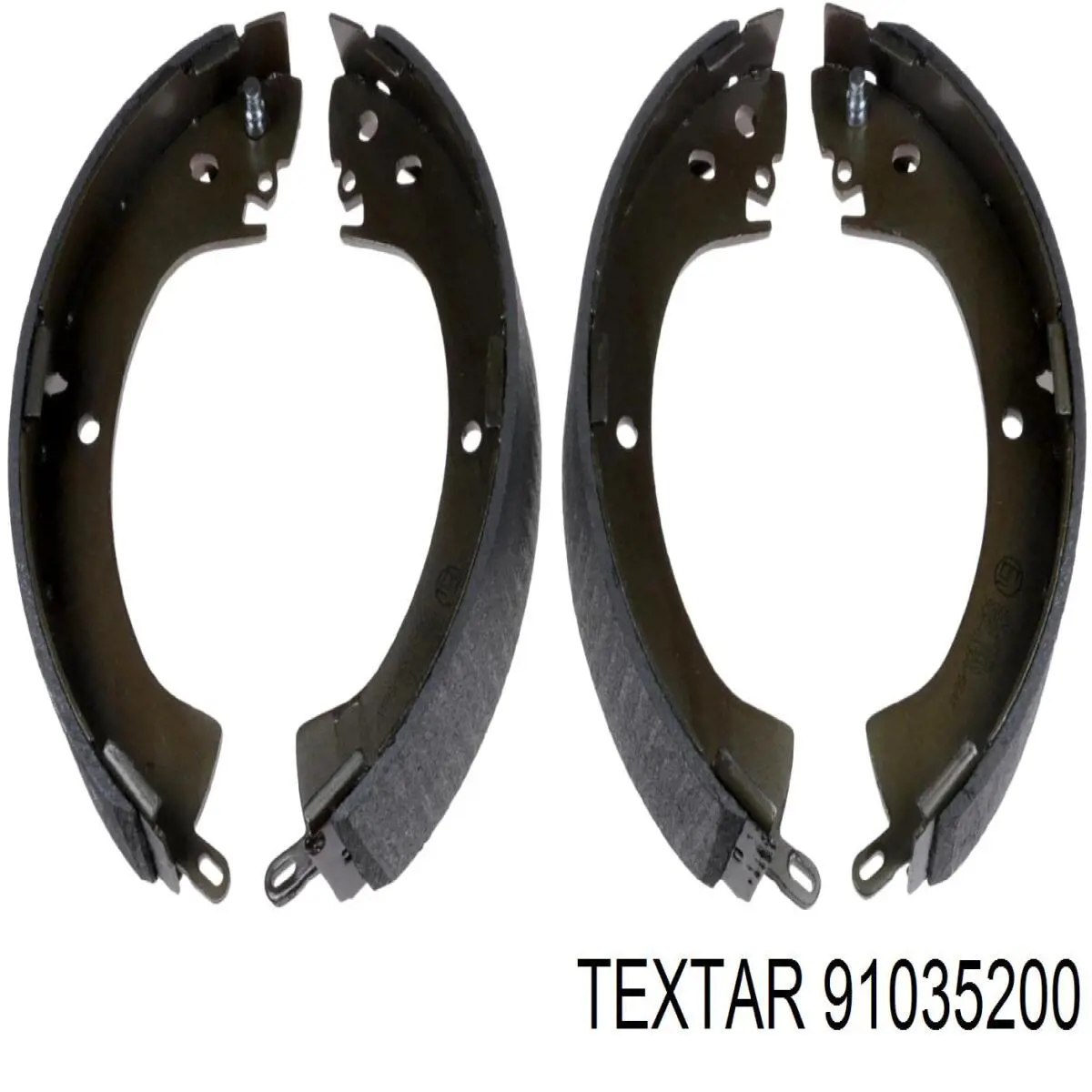 Купить 91035200 Textar Задние барабанные тормозные колодки