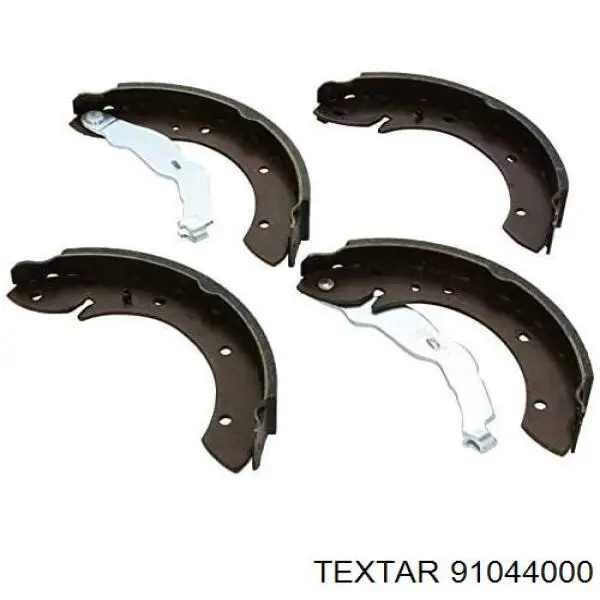 91044000 Textar Барабанные тормозные колодки