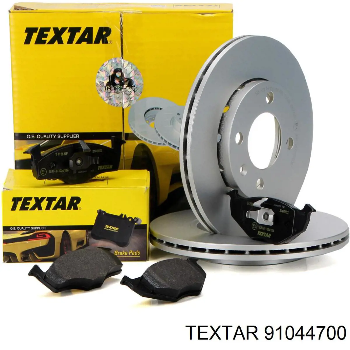 Задние барабанные колодки 91044700 Textar