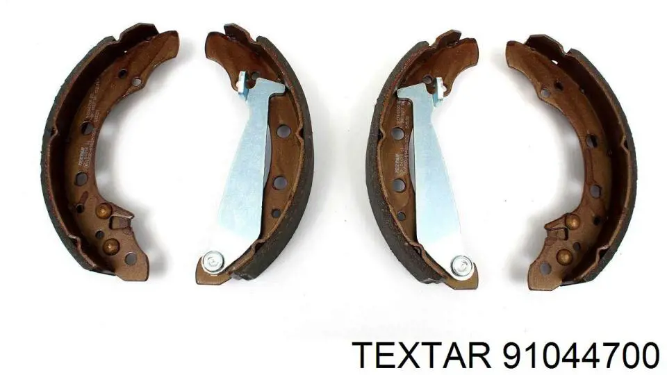 Zapatas de frenos de tambor traseras 91044700 Textar