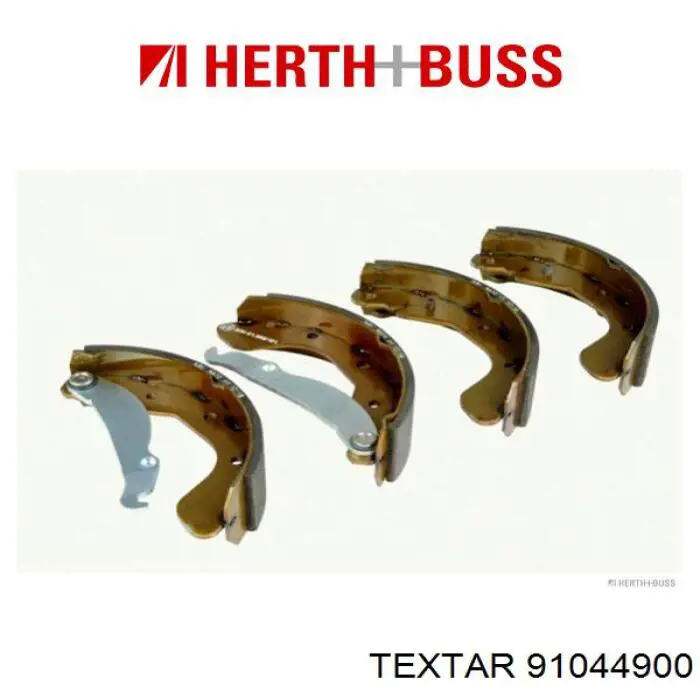Задние барабанные колодки 91044900 Textar