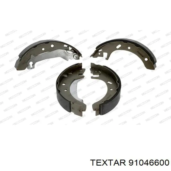 Купить 91046600 Textar Задние барабанные тормозные колодки