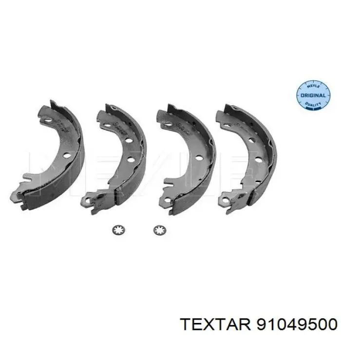 Задние барабанные колодки 91049500 Textar
