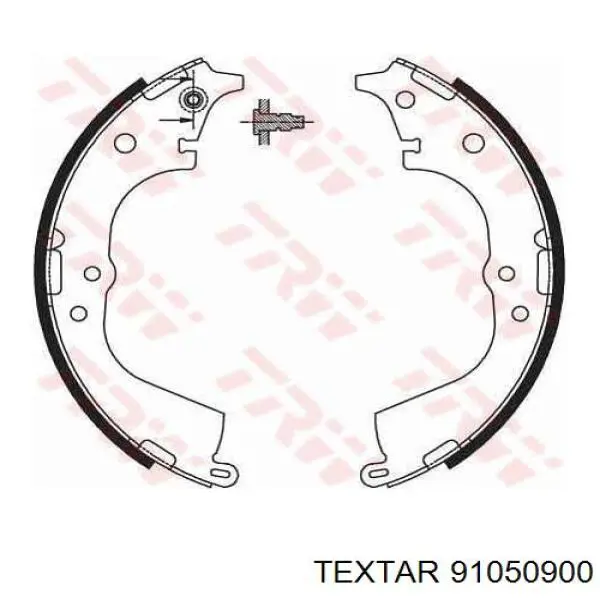 Барабанные колодки Textar 91050900