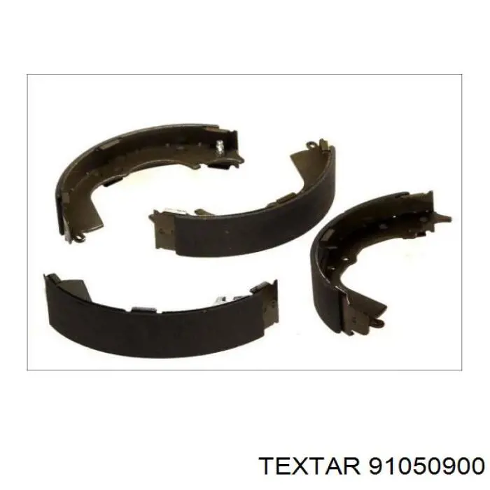 Купить 91050900 Textar Задние барабанные тормозные колодки