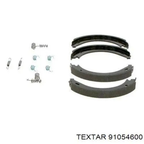 91054600 Textar Тормозные колодки ручника