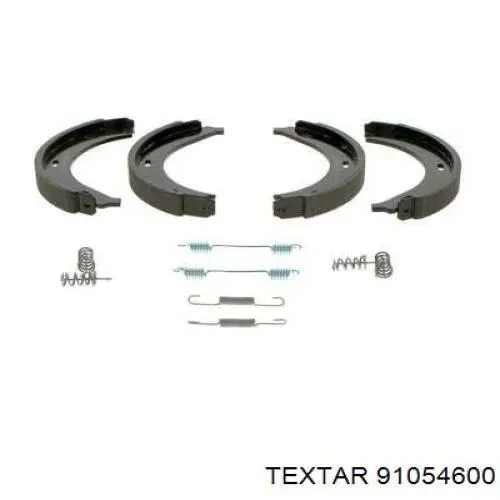 Купить 91054600 Textar Колодки ручника/стояночного тормоза