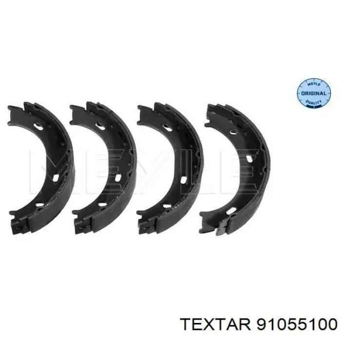 Купить 91055100 Textar Колодки ручника/стояночного тормоза