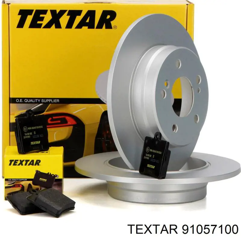 Колодки стояночного тормоза Textar 91057100