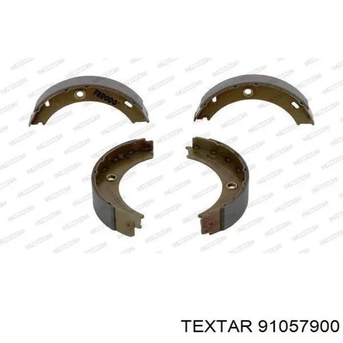 Колодки стояночного тормоза Textar 91057900