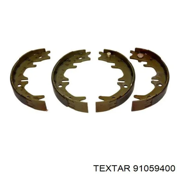 Купить 91059400 Textar Колодки ручника/стояночного тормоза