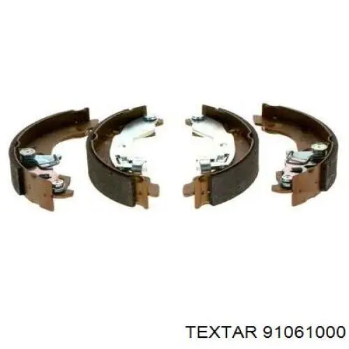 Задние барабанные колодки 91061000 Textar