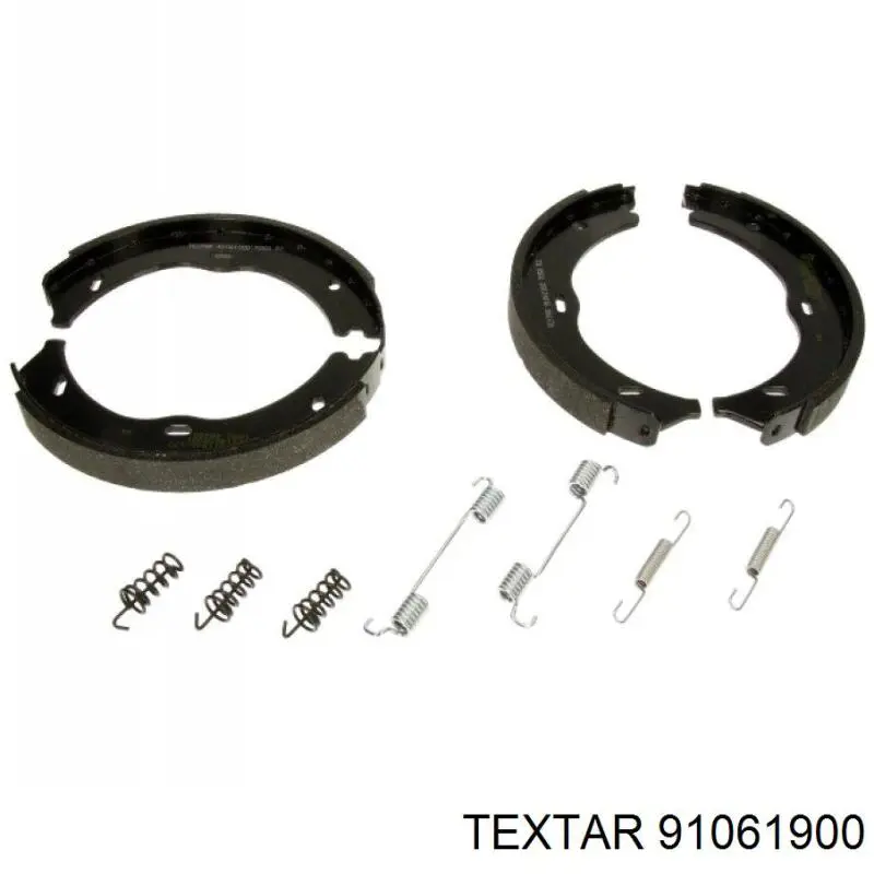Тормозные колодки стояночного тормоза Textar 91061900 цена, от 37.03 USD