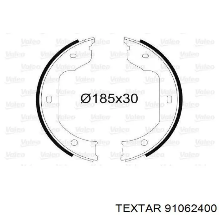 Тормозные колодки стояночного тормоза Textar 91062400 цена, от 38.21 USD