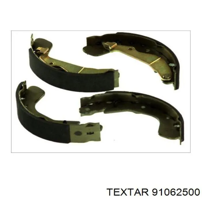 Задние барабанные колодки 91062500 Textar