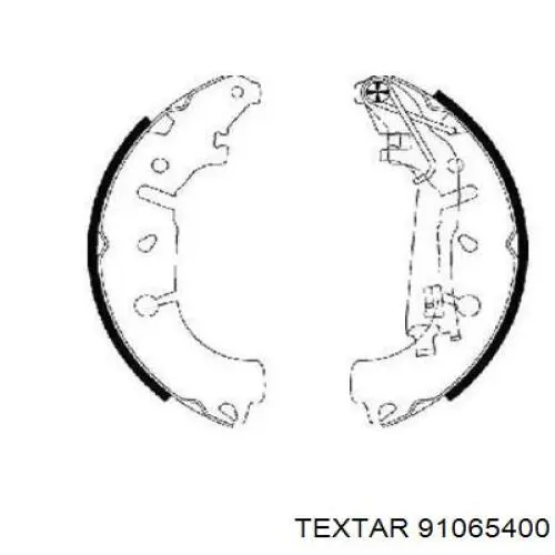 Тормоза рабочие задние ножные и тормозные барабаны Textar 91065400 цена, от 24.55 USD