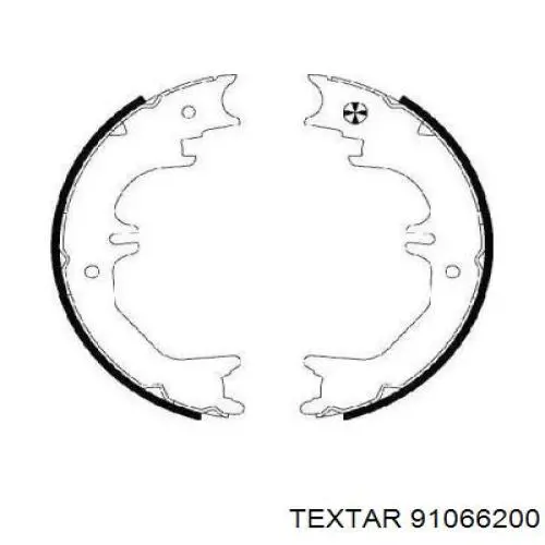 Колодки ручника 91066200 Textar