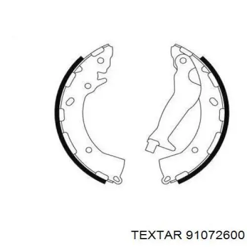 Тормоза рабочие задние ножные и тормозные барабаны Textar 91072600 цена, от 25.67 USD