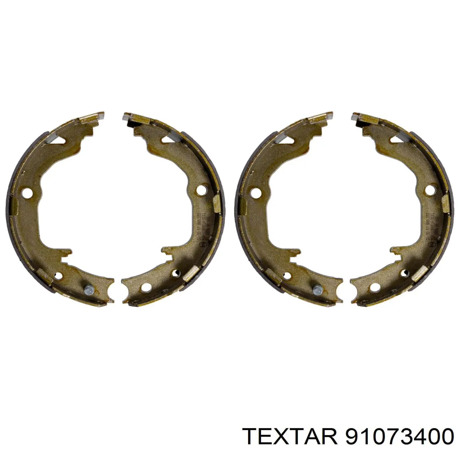 Колодки стояночного тормоза Textar 91073400