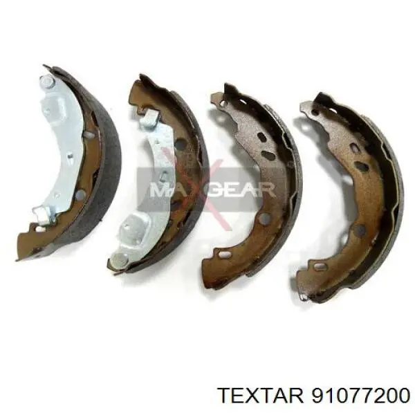Задние барабанные колодки 91077200 Textar
