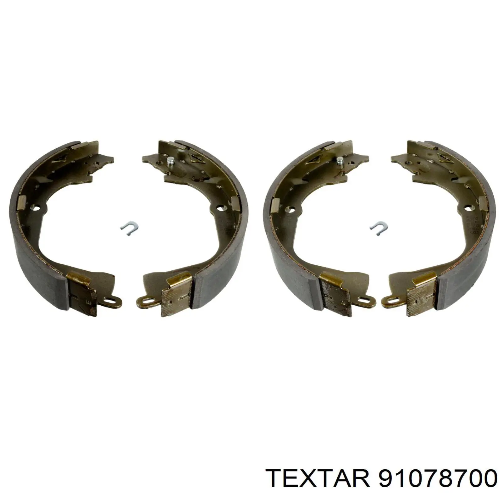Купить 91078700 Textar Задние барабанные тормозные колодки