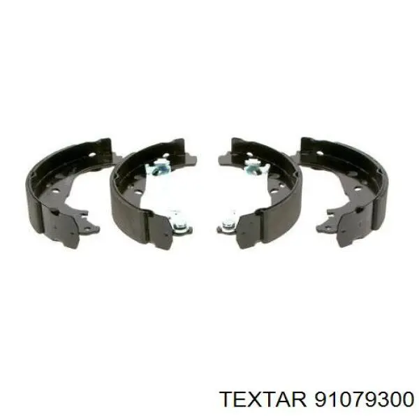 Купить 91079300 Textar Задние барабанные тормозные колодки