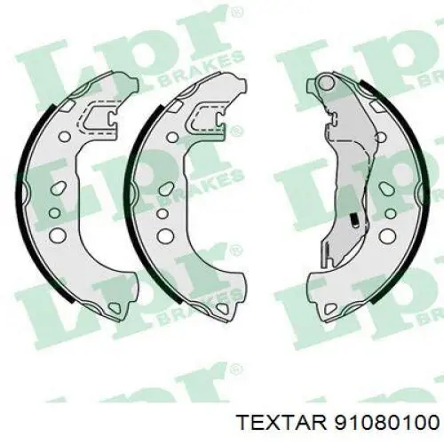 Задние барабанные колодки 91080100 Textar