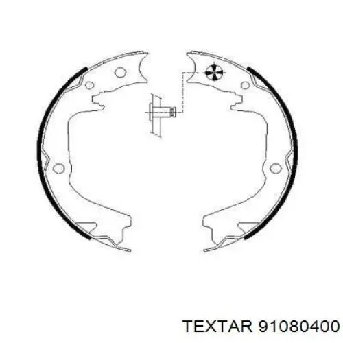 Колодки стояночного тормоза Delphi LS2170