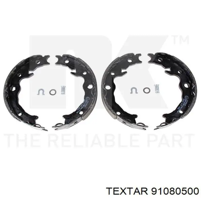 Купить 91080500 Textar Колодки ручника/стояночного тормоза