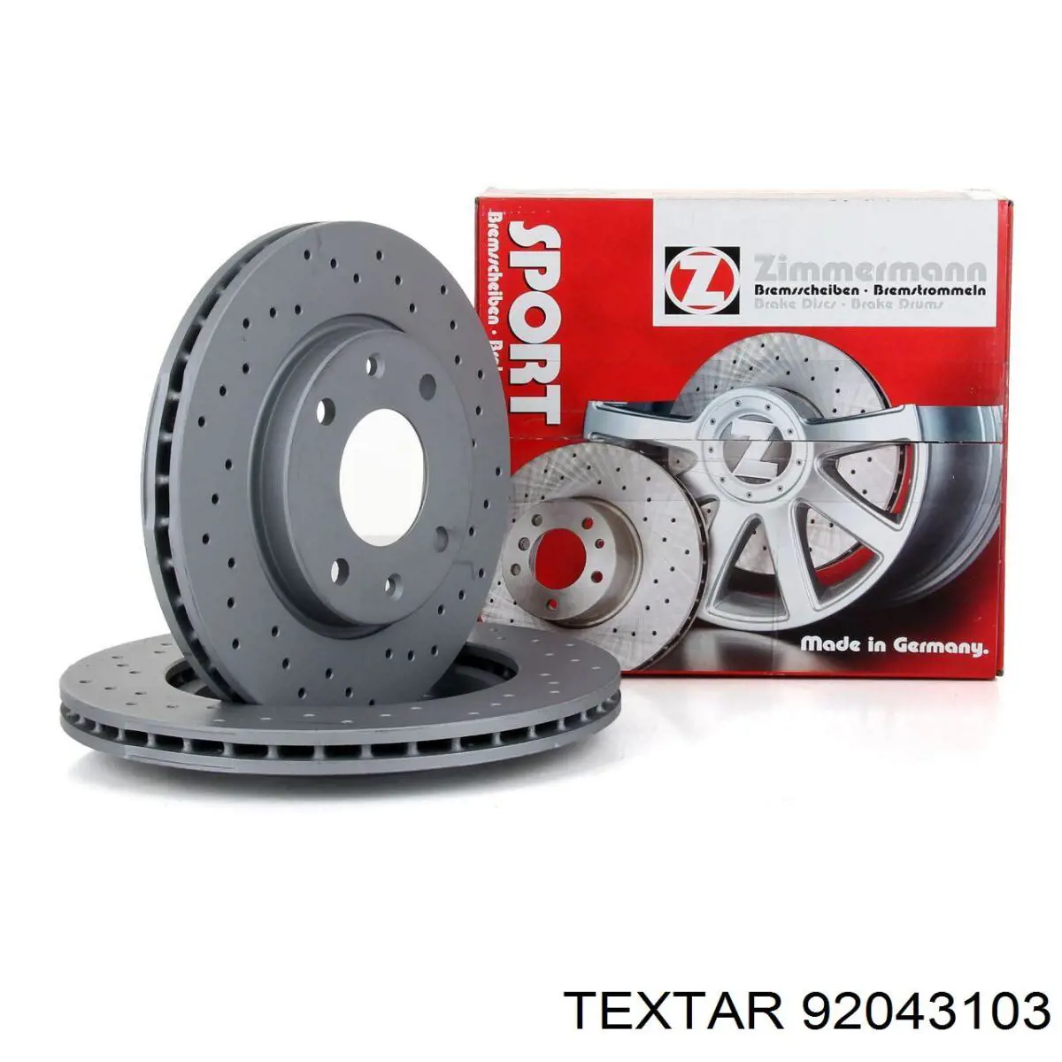 Передний тормозной диск Textar 92043103