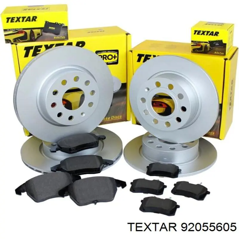 92055605 Textar Диск тормозной передний