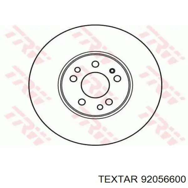 Передние тормозные диски 92056600 Textar