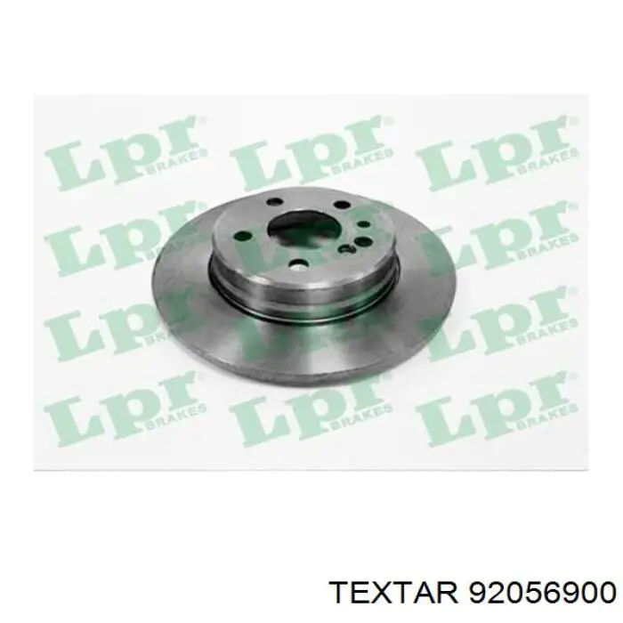 Купить 92056900 Textar Диск тормозной задний