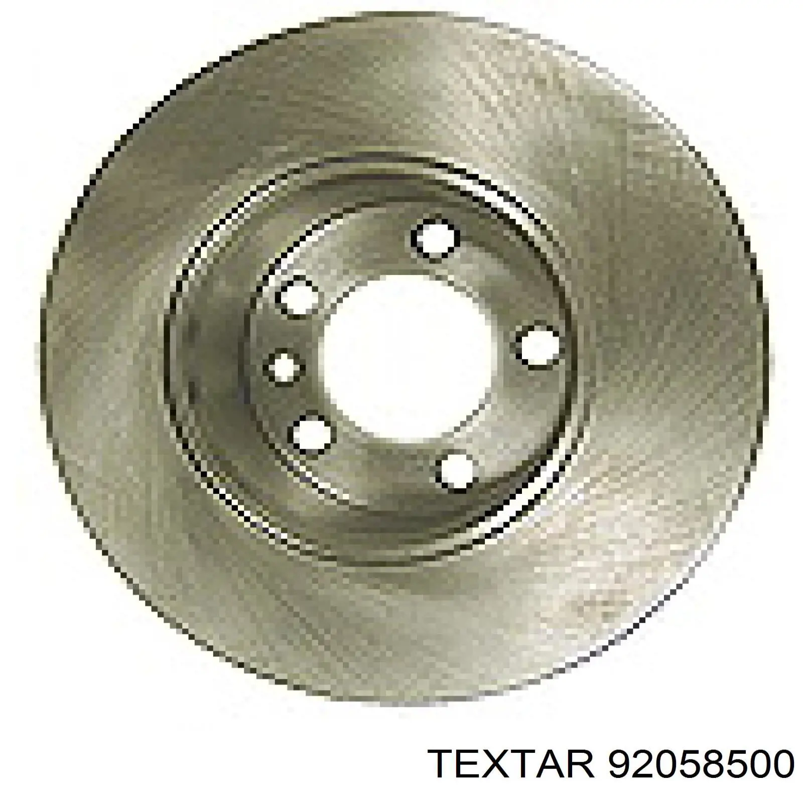 92058500 Textar Диск тормозной передний
