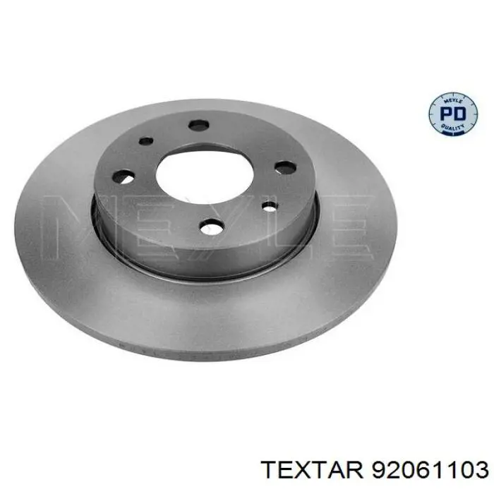 Купить 92061103 Textar Диск тормозной задний