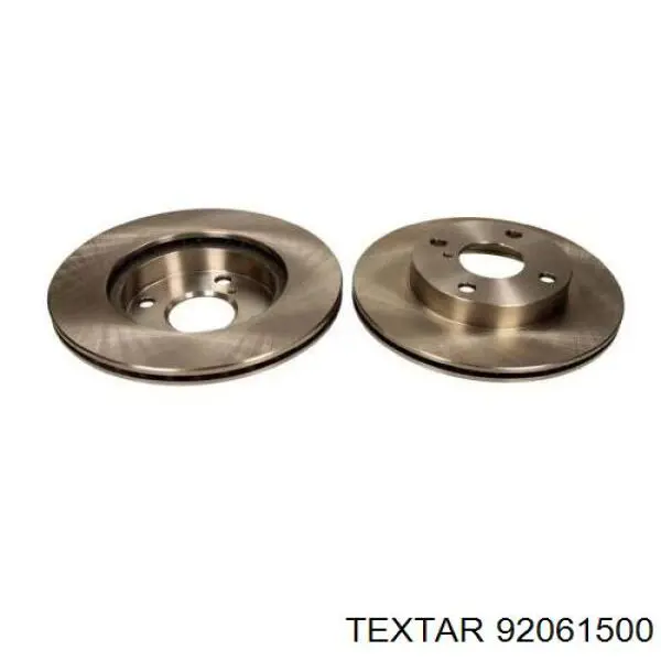 92061500 Textar Диск тормозной передний