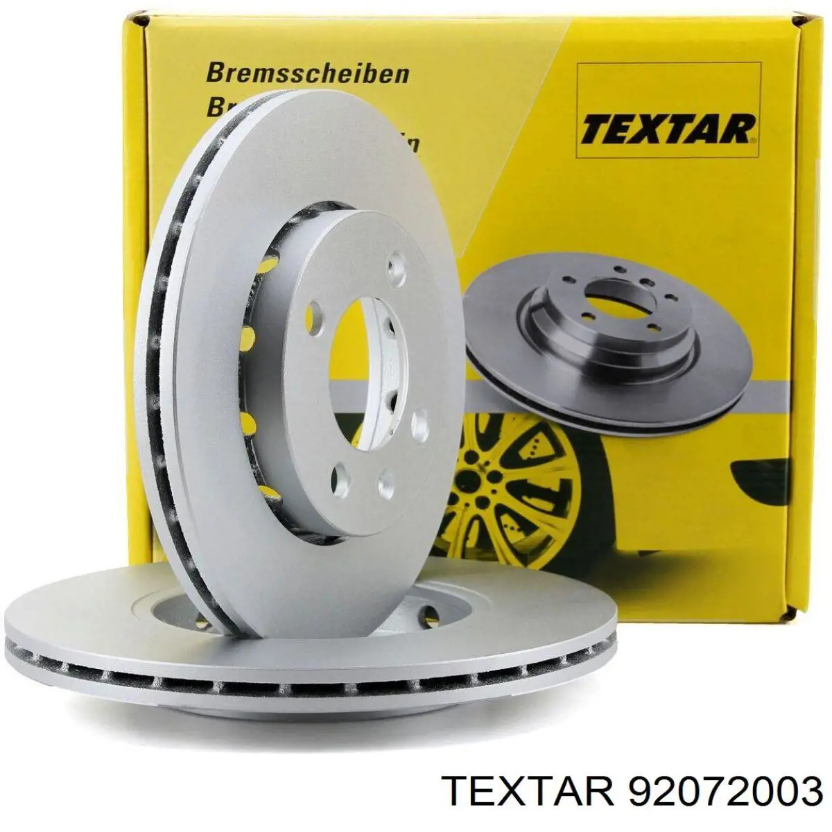 92072003 Textar диск тормозной передний
